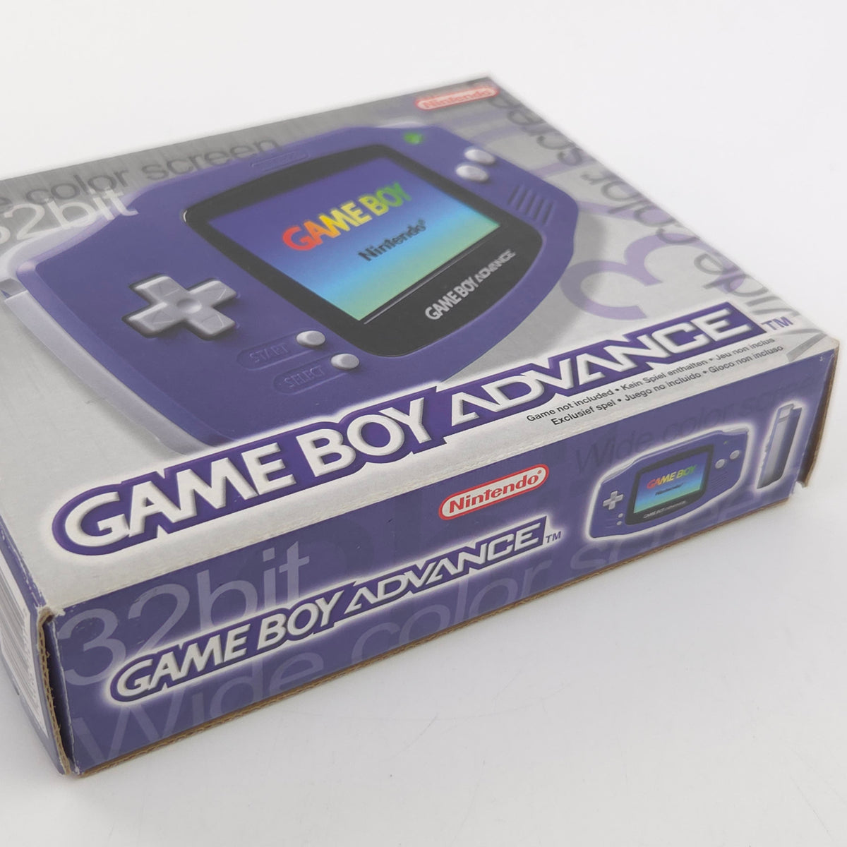 Game Boy Advance Konsole Lila Purple OVP PAL AGB-001