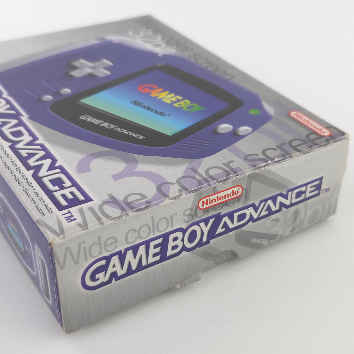 Game Boy Advance Konsole Lila Purple OVP PAL AGB-001