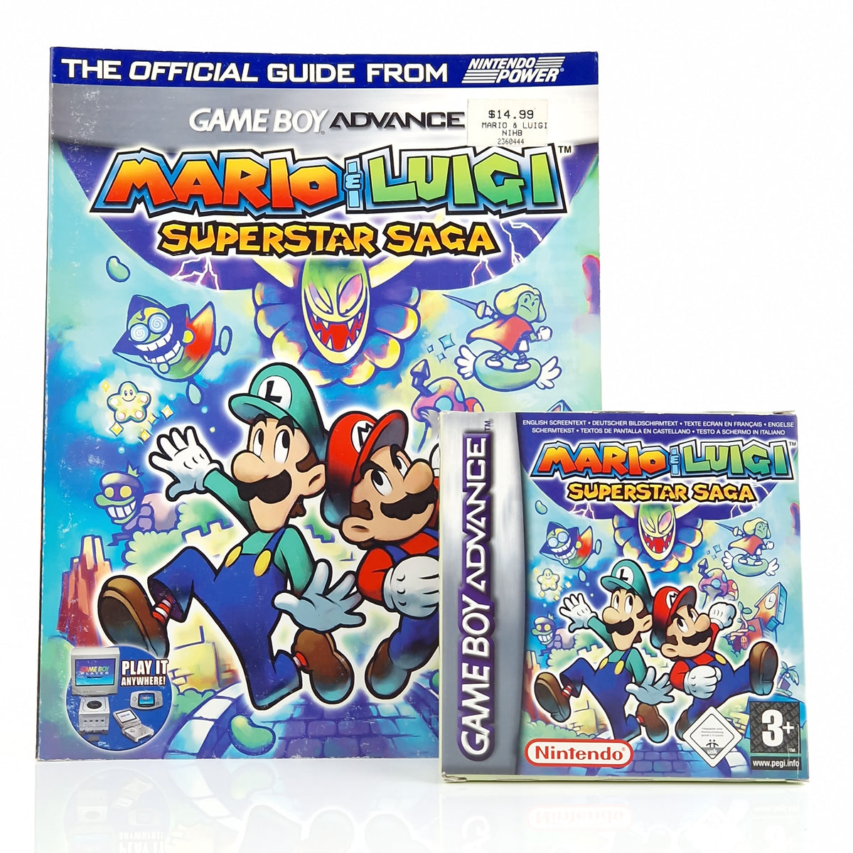 Game Boy Advance Spiel – Mario Luigi Superstar Saga OVP