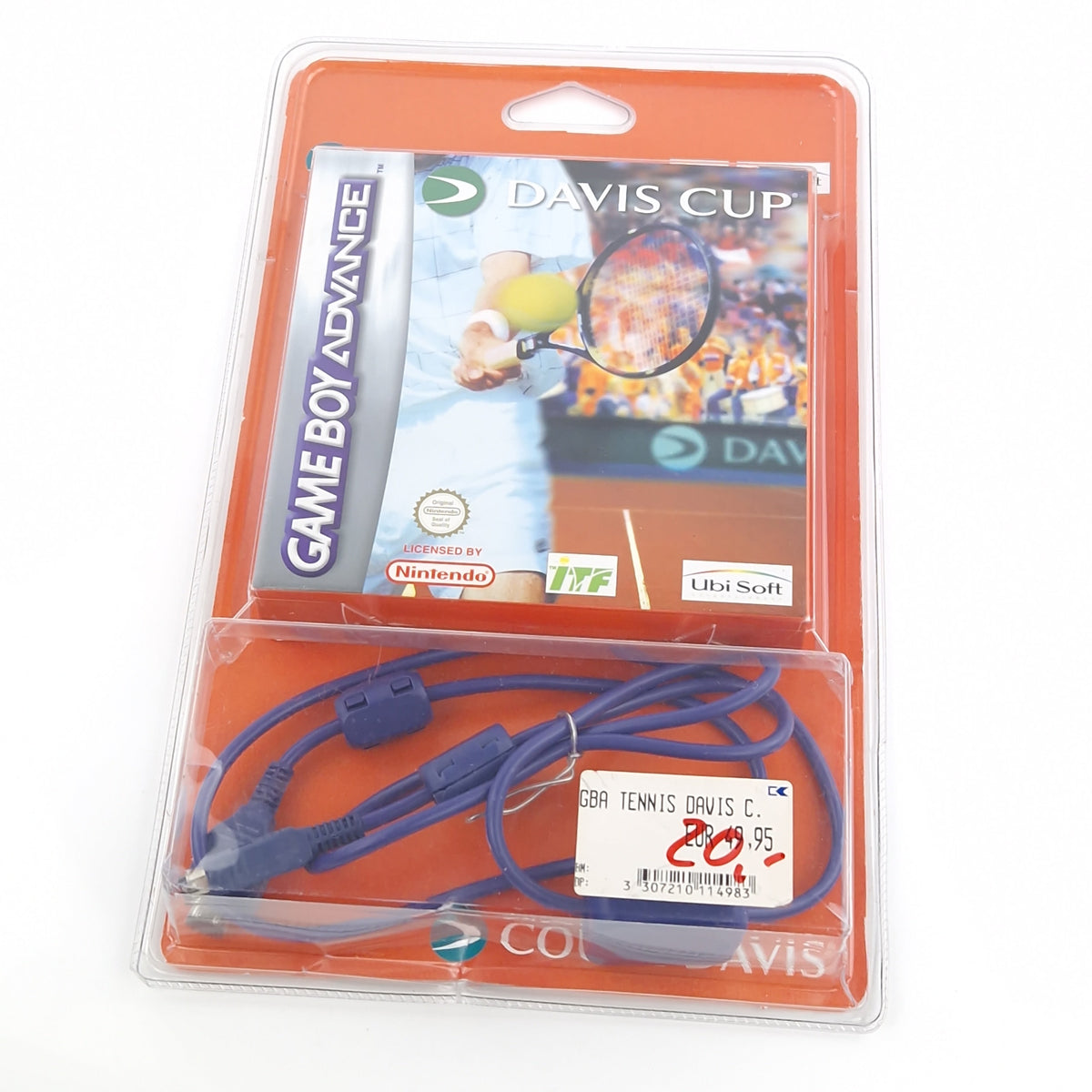 Game Boy Advance Spiel – Davis Cup + Link Kabel (Neu OVP)