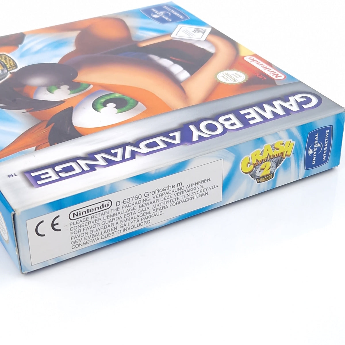 Game Boy Advance Spiel – Crash Bandicoot 2 N-Tranced OVP PAL