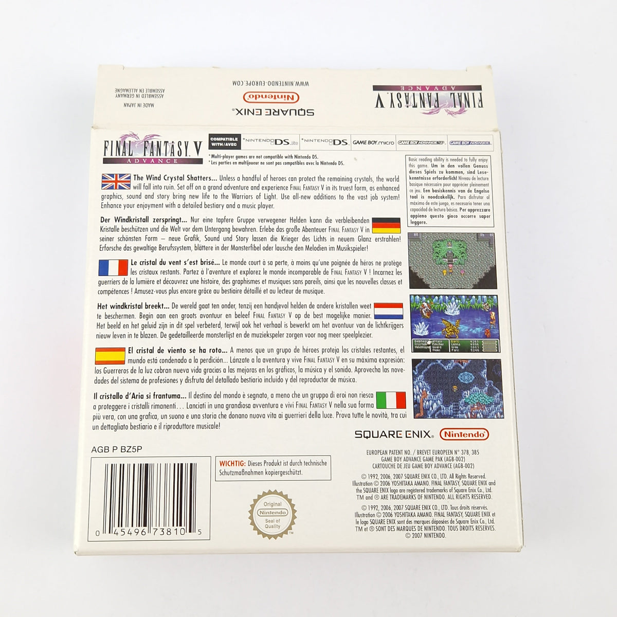 Game Boy Advance Spiel – Final Fantasy V Modul OVP GBA