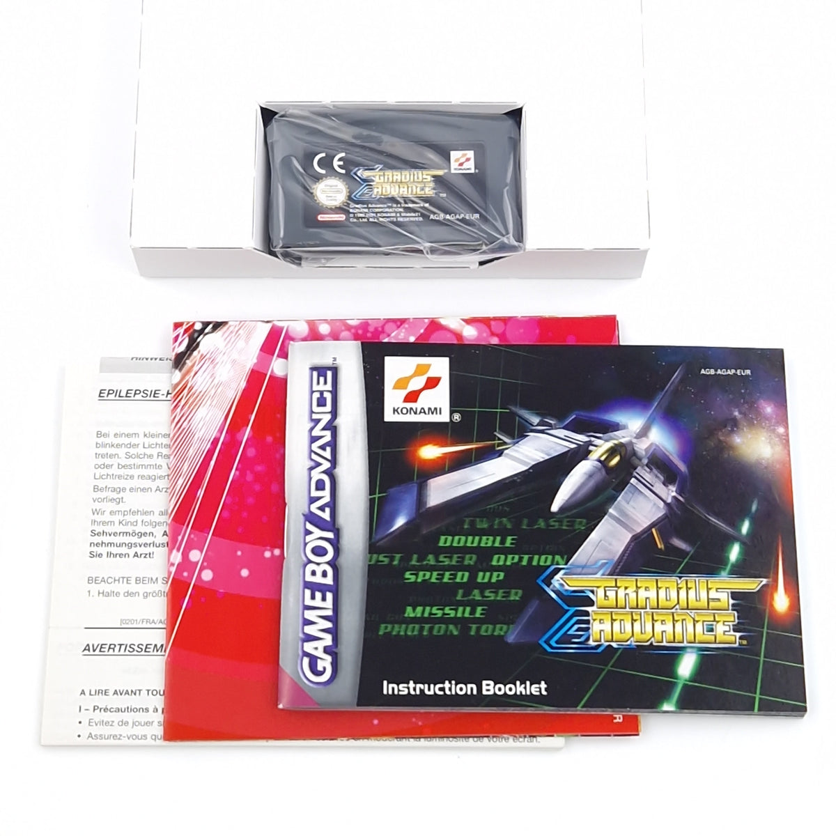 Game Boy Advance Spiel – Gradius Advance OVP PAL
