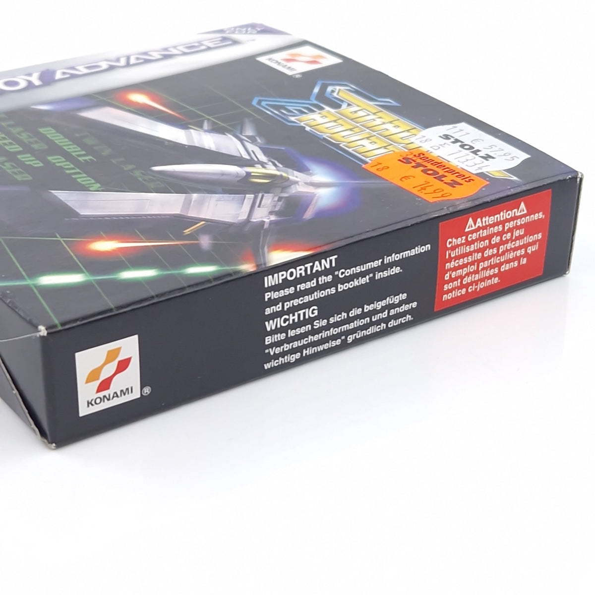 Game Boy Advance Spiel – Gradius Advance OVP PAL