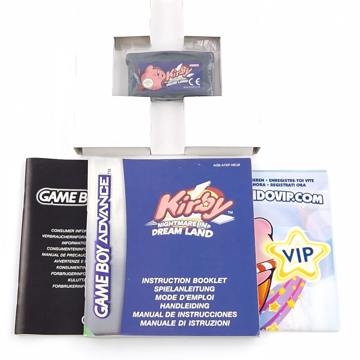 Game Boy Advance Spiel – Kirby Nightmare in Dream Land OVP PAL