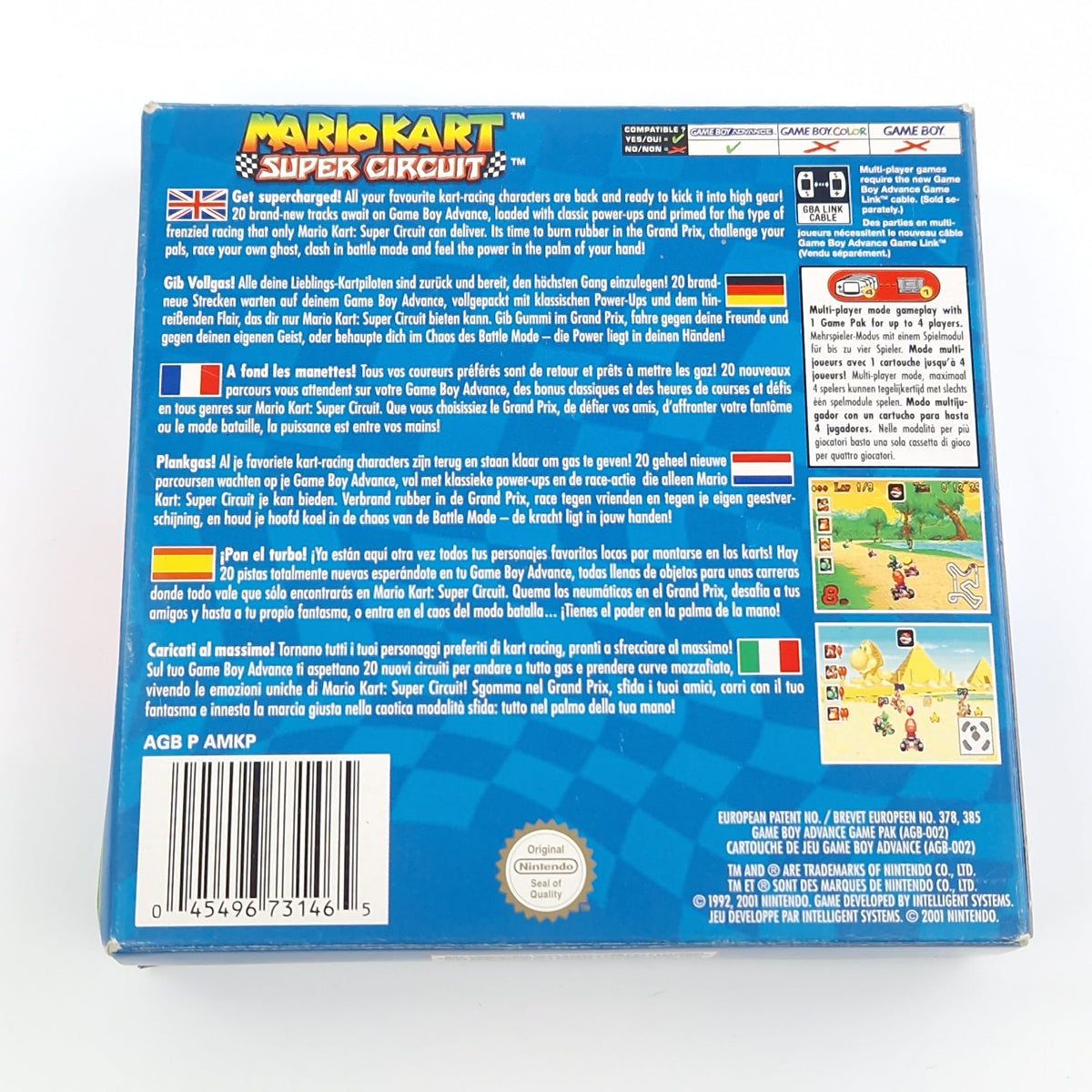 Game Boy Advance Spiel – Mario Kart Super Circuit OVP PAL