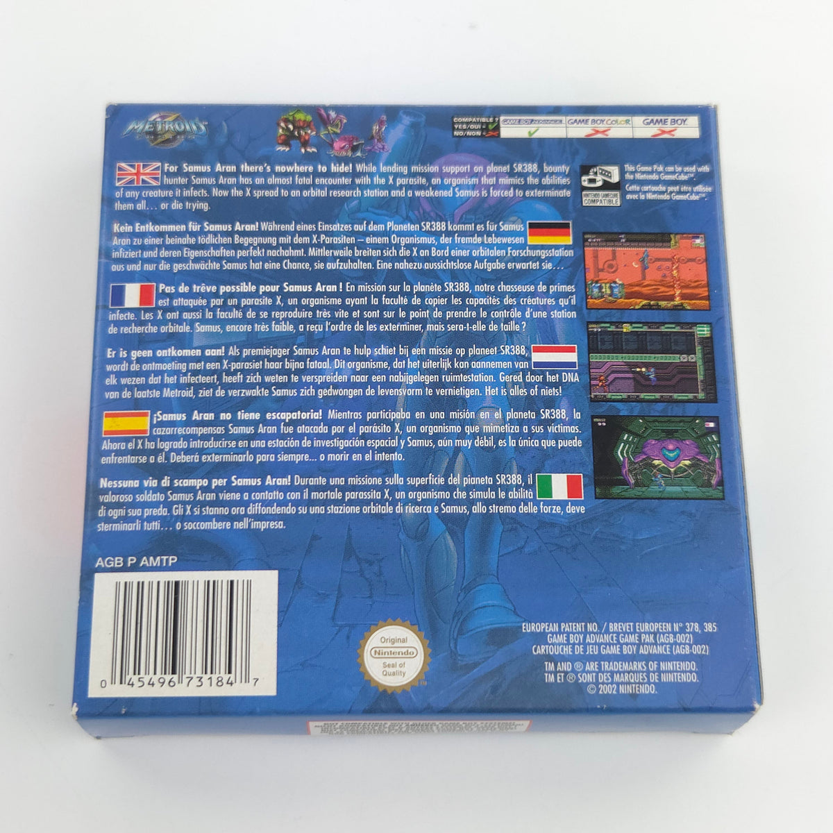 Game Boy Advance Spiel – Metroid Fusion (OVP PAL)