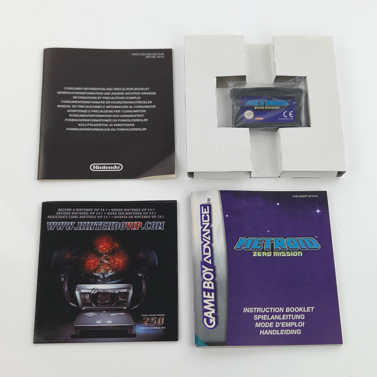 Game Boy Advance Spiel – Metroid Zero Mission OVP PAL