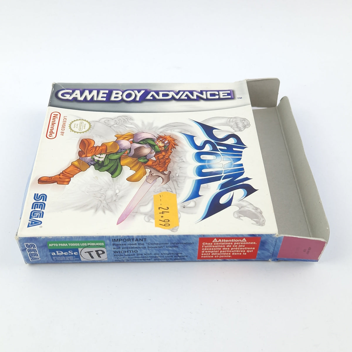 Game Boy Advance Spiel – Shining Soul (OVP PAL)