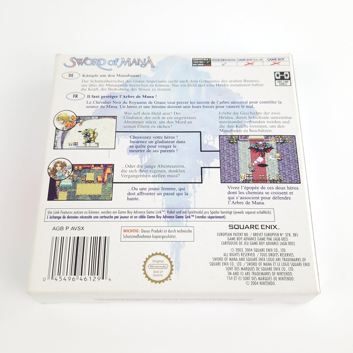 Game Boy Advance Spiel – Sword of Mana mit Power Guide OVP