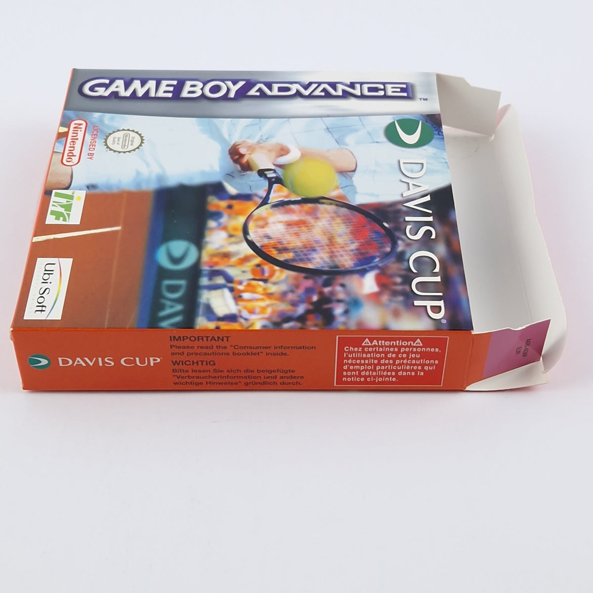 Game Boy Advance Spiel – Tennis Davis Cup (OVP Anleitung)