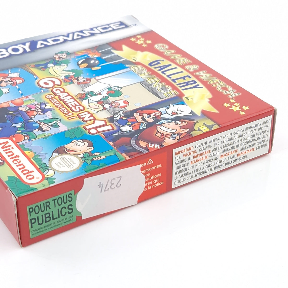 Game Boy Advance Spiel – Game & Watch Gallery 6 (OVP)
