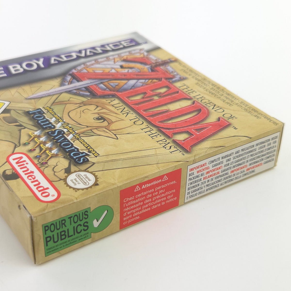 Game Boy Advance Spiel – Zelda A Link to the Past OVP