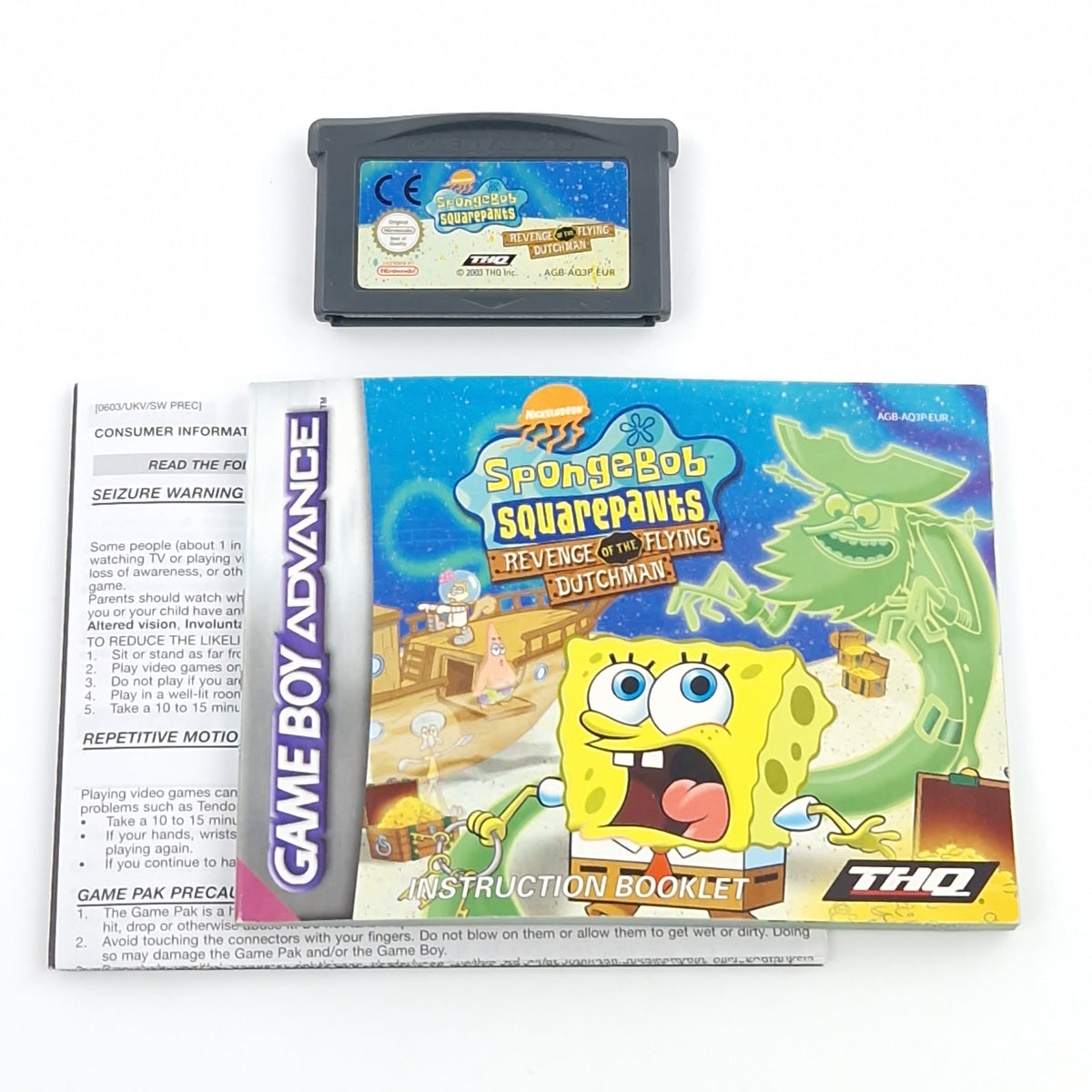 Game Boy Advance Spiel – Spongebob Revenge of the Flying Dutchman