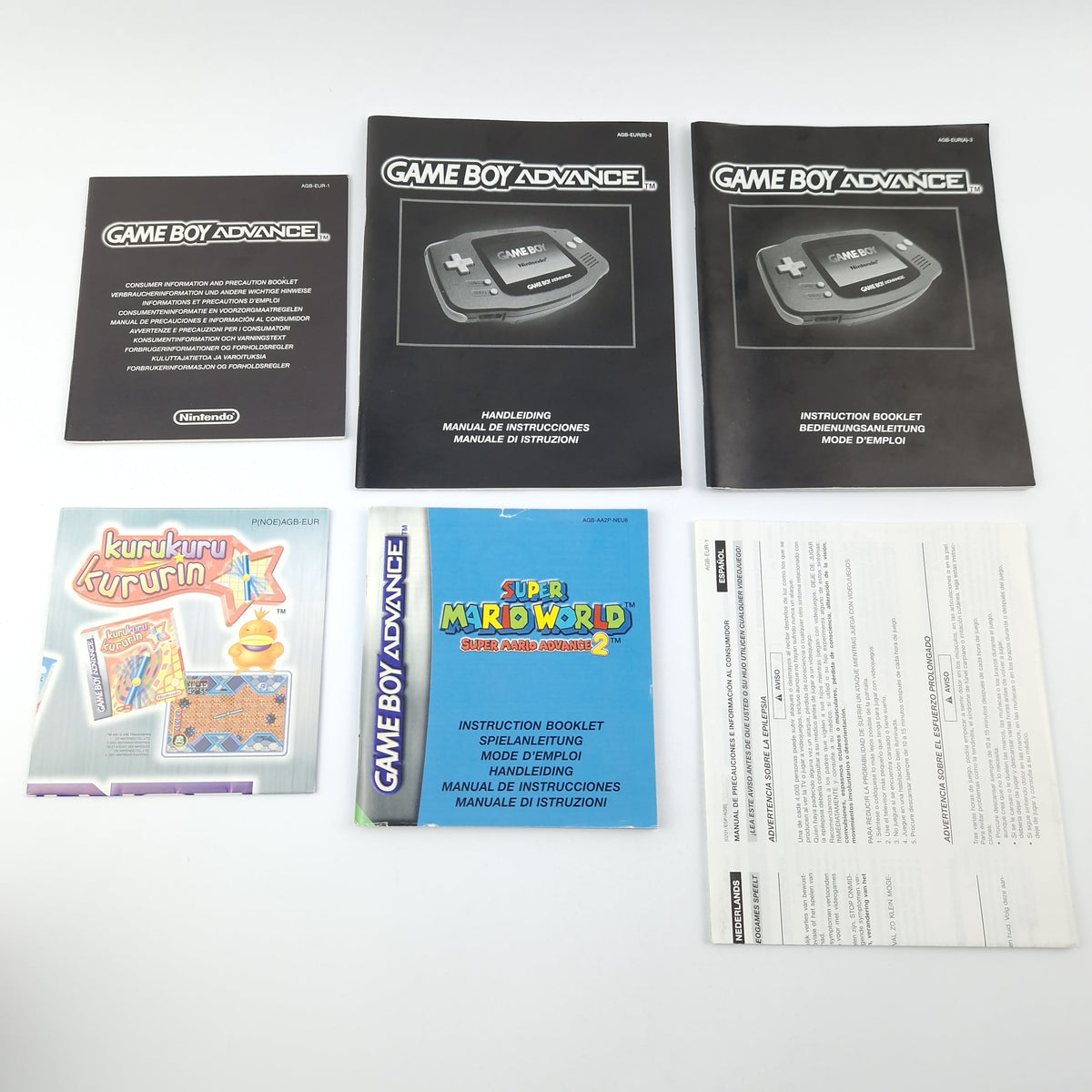 Game Boy Advance Konsole – Super Mario World Bundle OVP PAL