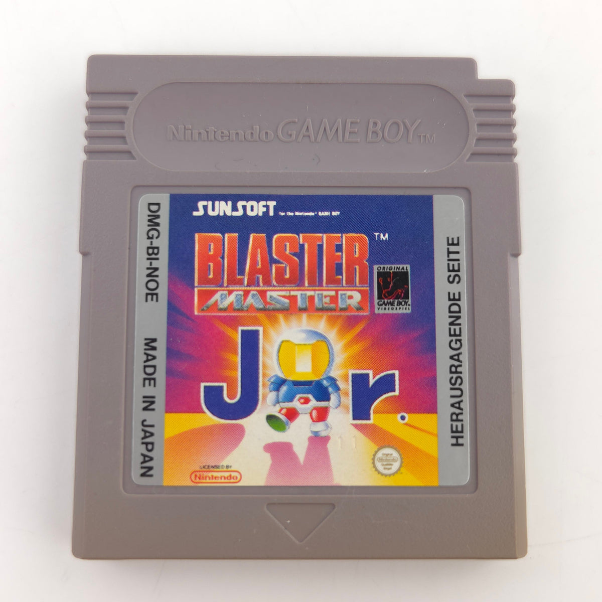 Nintendo Game Boy Spiel Blaster Master Jr. GB PAL NOE