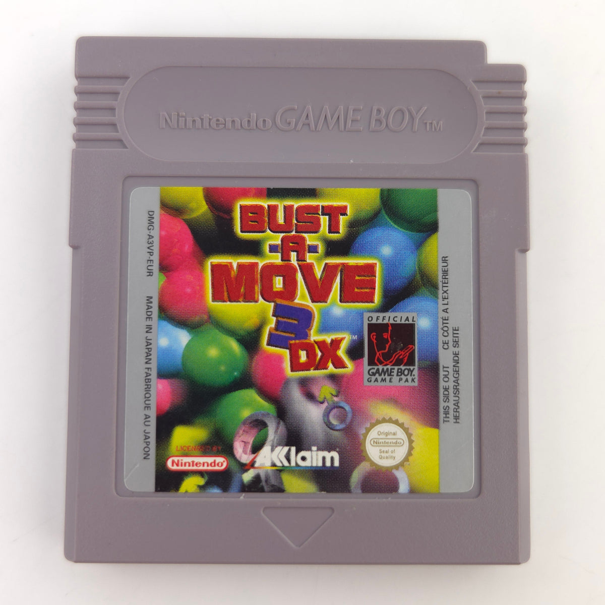 Nintendo Game Boy Spiel Bust A Move 3 DX PAL Modul GB