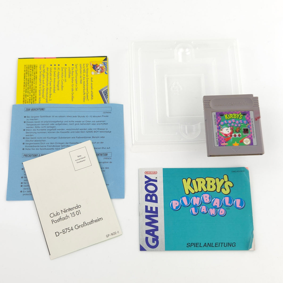 Game Boy Spiel Kirby´s Pinball Land GB OVP PAL NOE