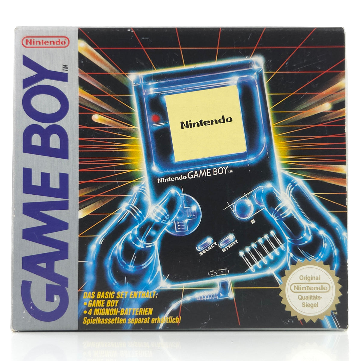 Nintendo Game Boy Classic Konsole Grau Base Set OVP PAL DMGenote_offset_0