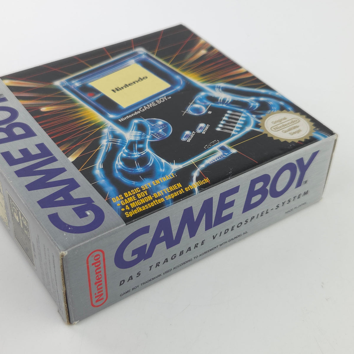 Nintendo Game Boy Classic Konsole Grau Base Set OVP PAL DMGenote_offset_0