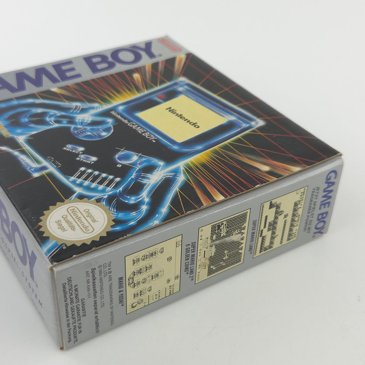 Nintendo Game Boy Classic Konsole Grau Base Set OVP PAL DMGenote_offset_0