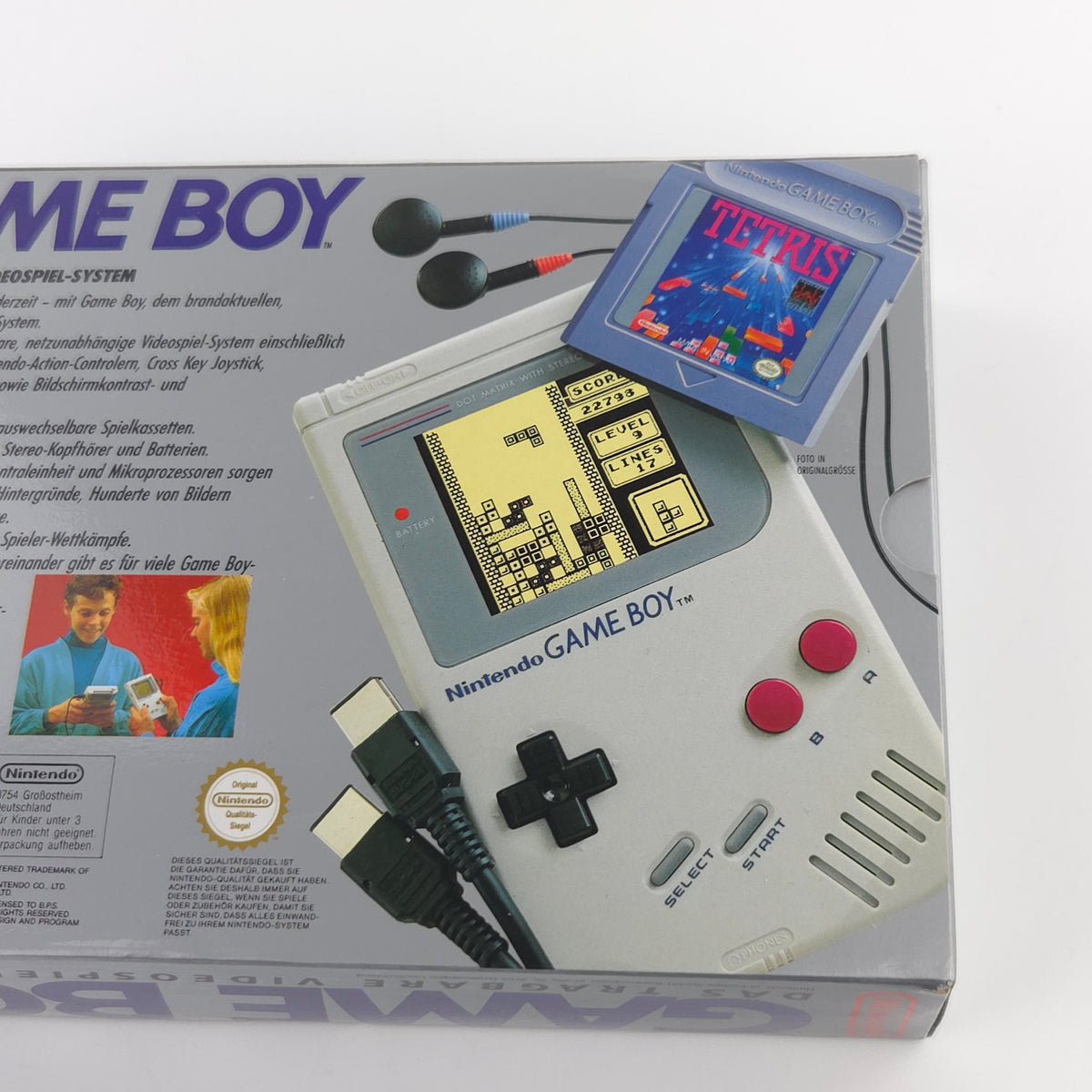 Nintendo Game Boy Konsole – Classic OVP (PAL teildefekt)