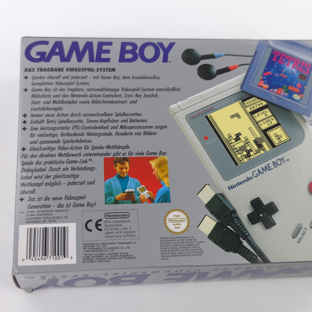 Nintendo Game Boy Konsole OVP PAL NOE gut Display teildefekt
