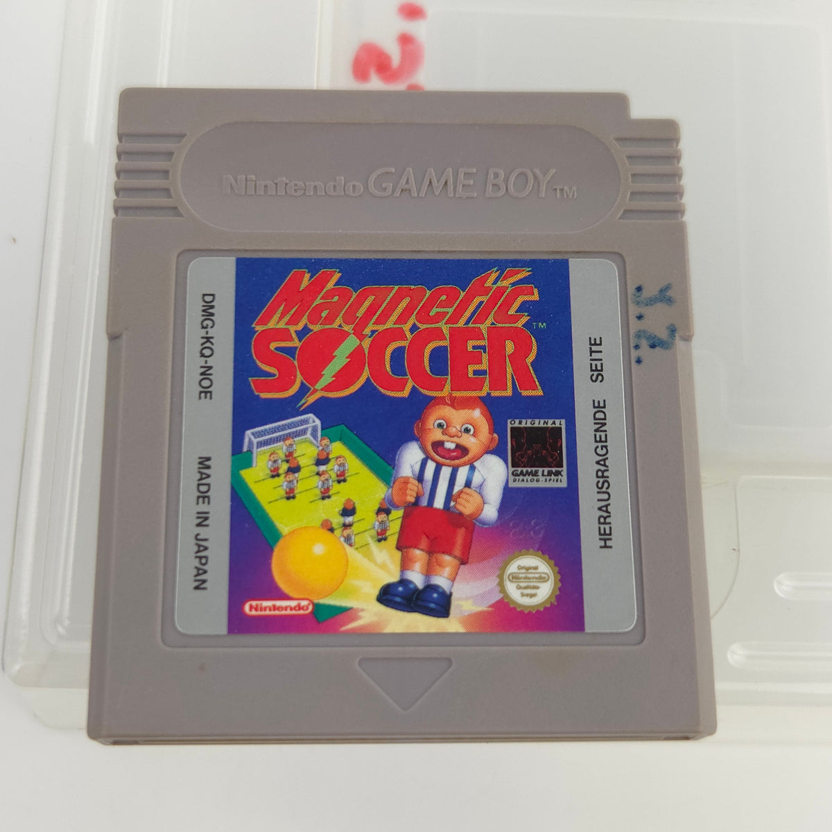 Game Boy Spiel Magnetic Soccer GB OVP PAL NOE