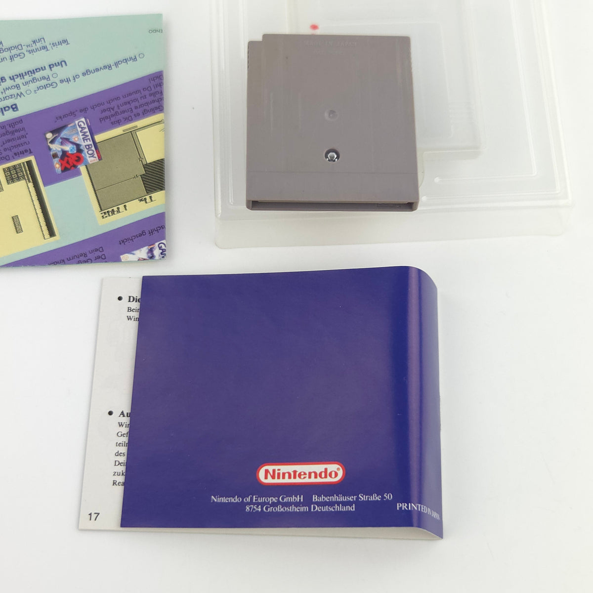 Game Boy Spiel Magnetic Soccer GB OVP PAL NOE