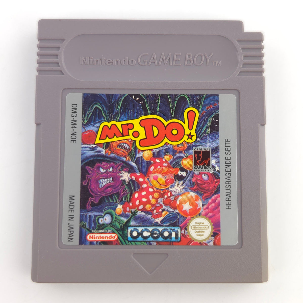 Nintendo Game Boy Spiel Mr. Do! GB PAL NOE Modul Ocean