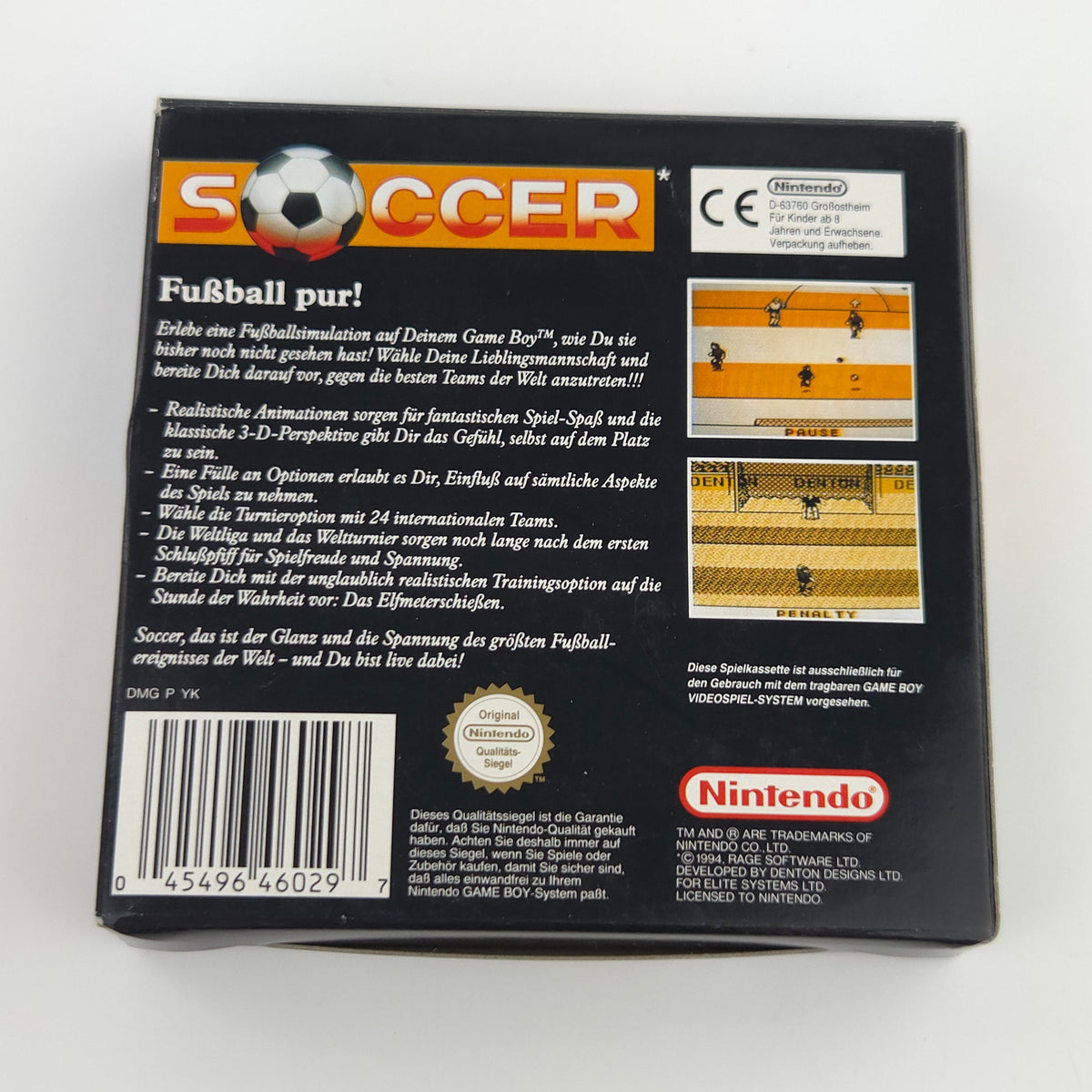 Nintendo Game Boy Spiel Soccer GB OVP PAL NOE-1 Fußball