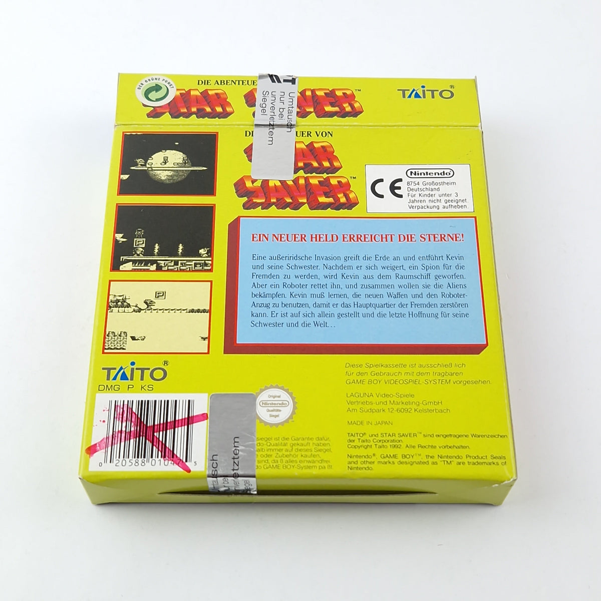 Nintendo Game Boy Spiel – Die Abenteuer von Star Saver OVP
