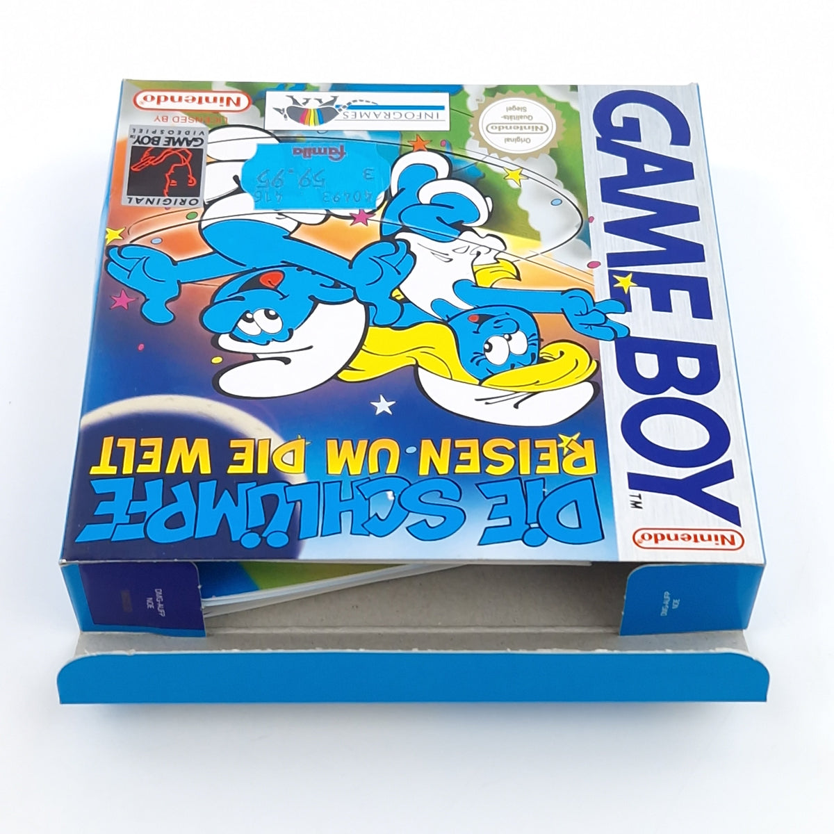 Nintendo Game Boy Spiel – Die Schlümpfe Reisen um die Welt OVP