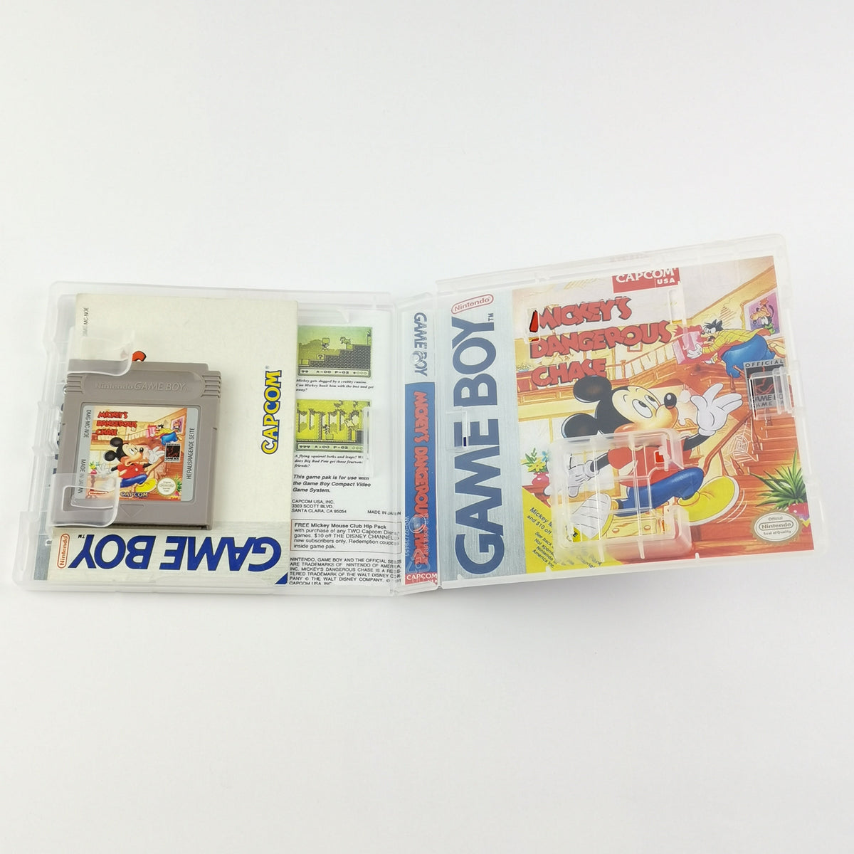 Nintendo Game Boy Spiel – Mickeys Dangerous Chase Modul + Anl