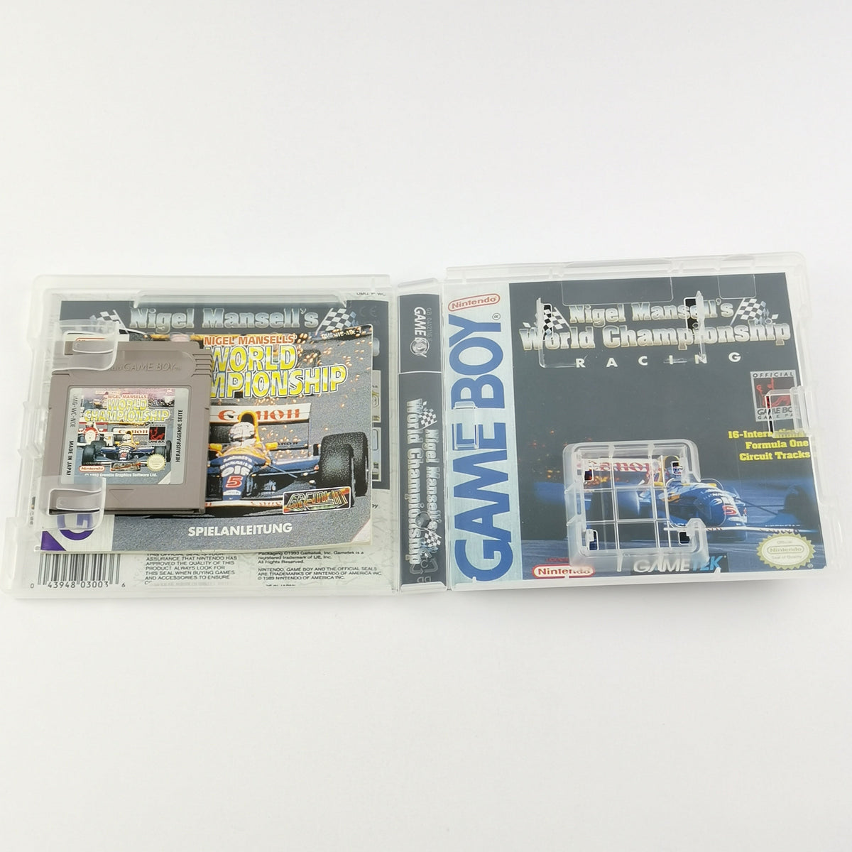 Nintendo Game Boy Classic Spiel: Nigel Mansells World Championship - Modul PAL