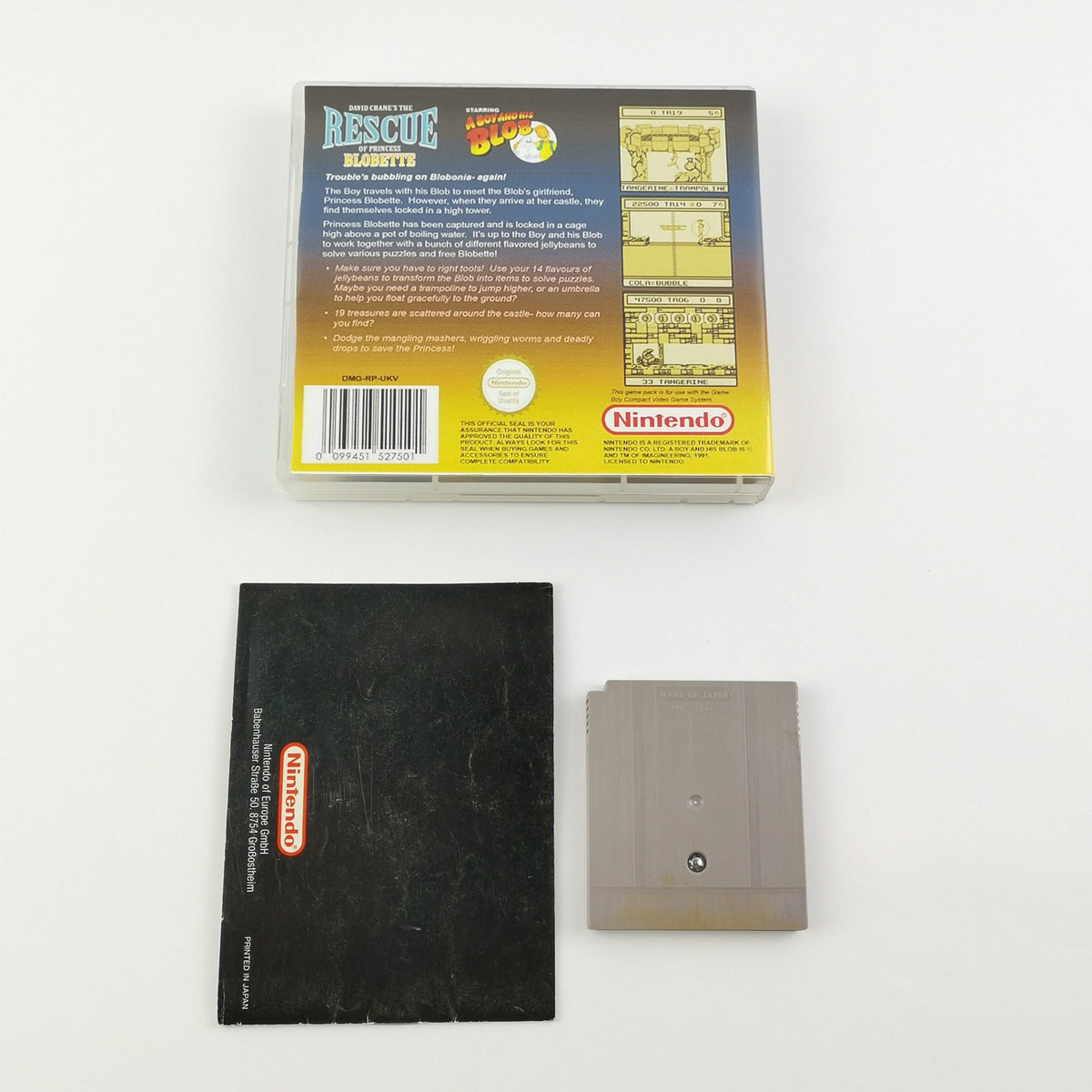 Nintendo Game Boy Spiel – Rescue of Princess Blobette Modul