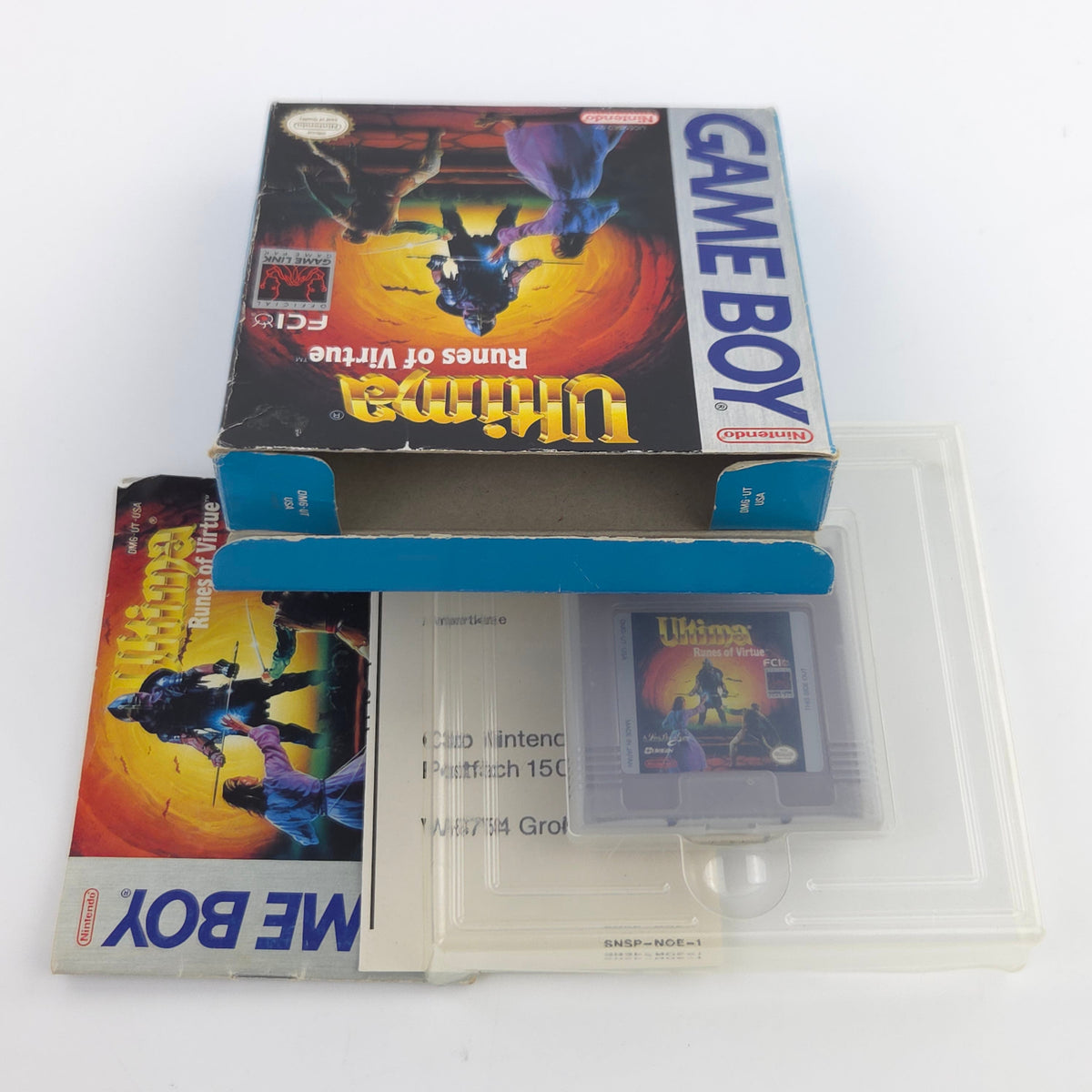 Game Boy Spiel – Ultima Runes of Virtue (OVP NTSC-U/C)