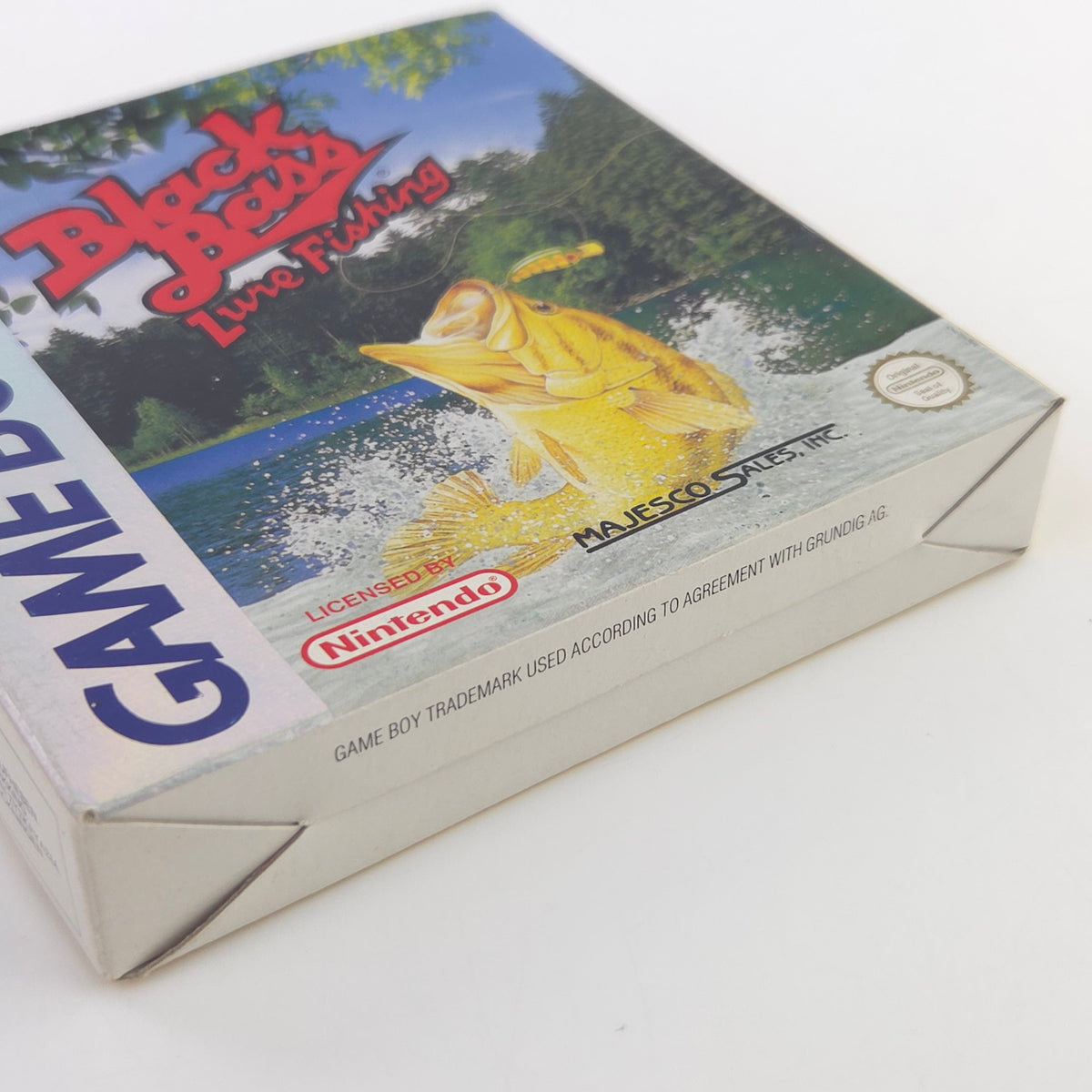 Game Boy Color Spiel Black Bass Lure Fishing OVP PAL EUR
