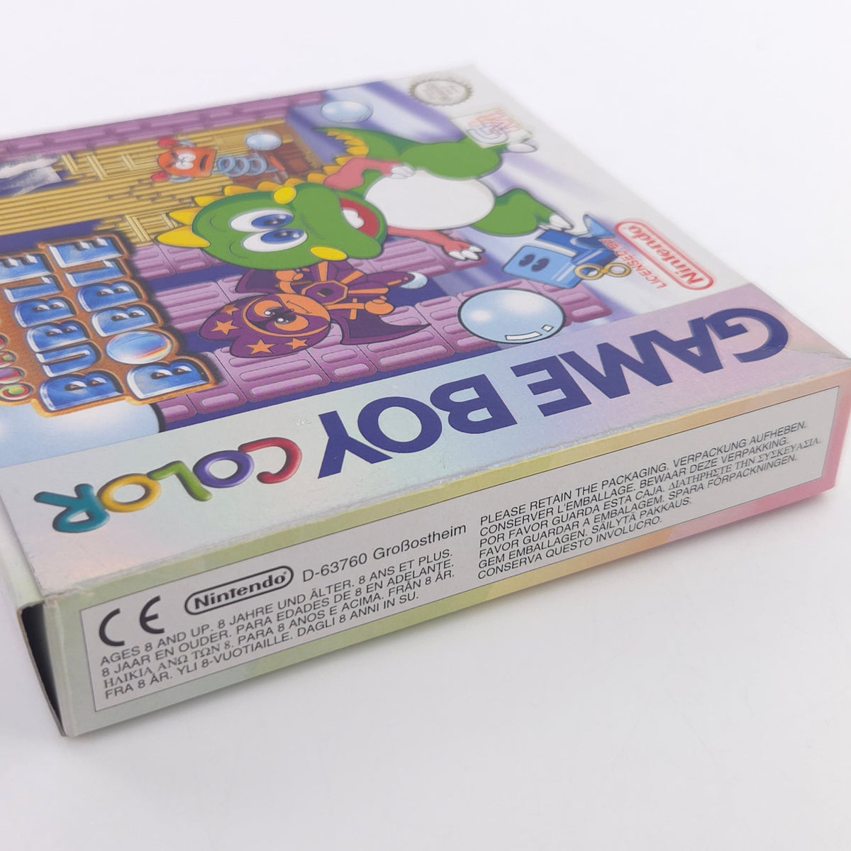 Game Boy Color Spiel Bubble Bobble GBC OVP PAL EUR