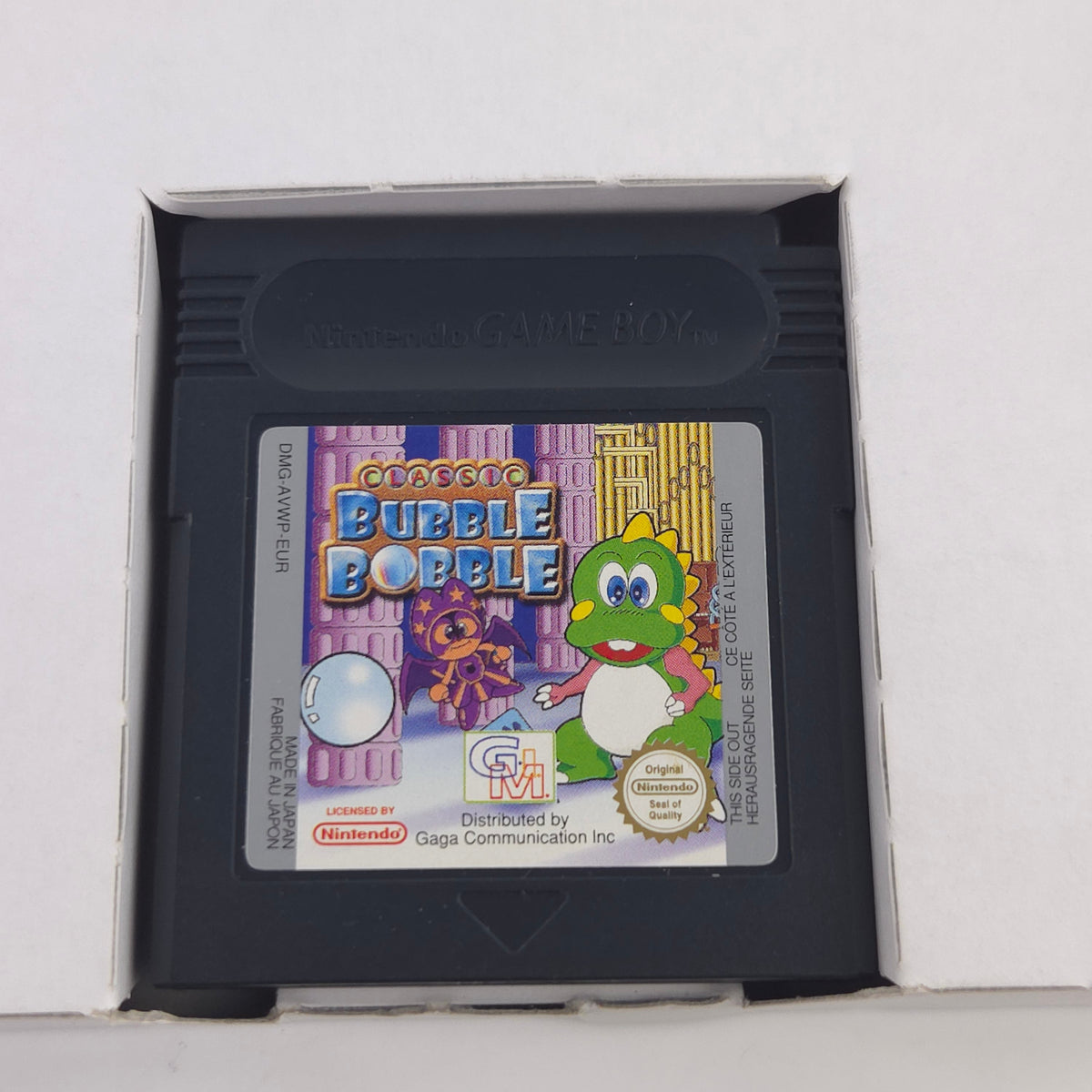 Game Boy Color Spiel Bubble Bobble GBC OVP PAL EUR