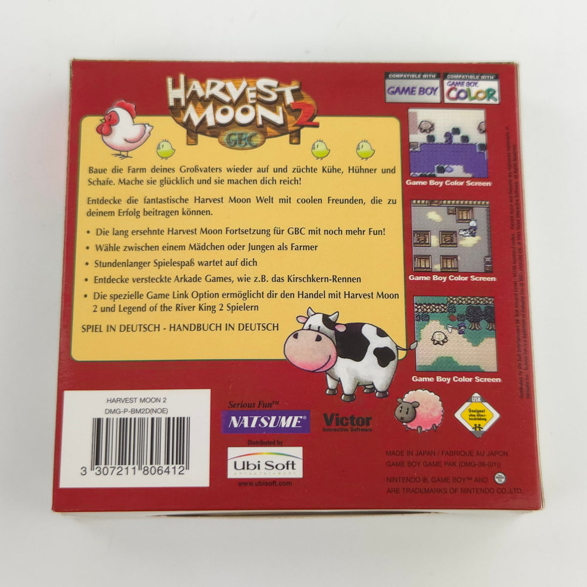 Nintendo Game Boy Color Spiel Harvest Moon 2 GBC OVP PAL