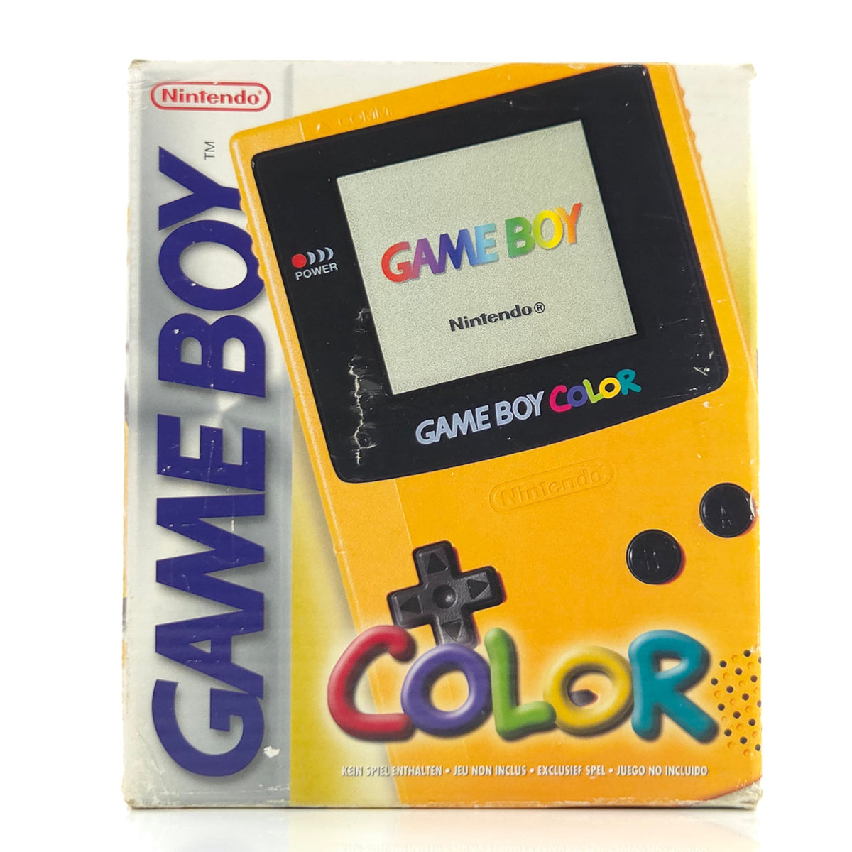 Nintendo Game Boy Color Konsole Gelb CGB 001 OVP PAL EUR