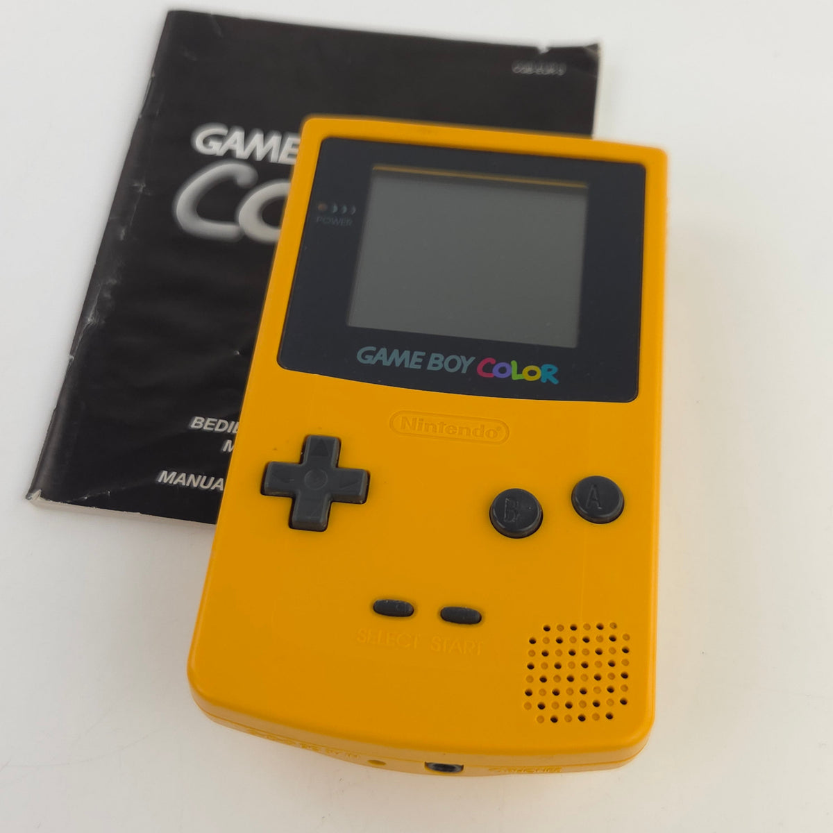 Nintendo Game Boy Color Konsole Gelb CGB 001 OVP PAL EUR