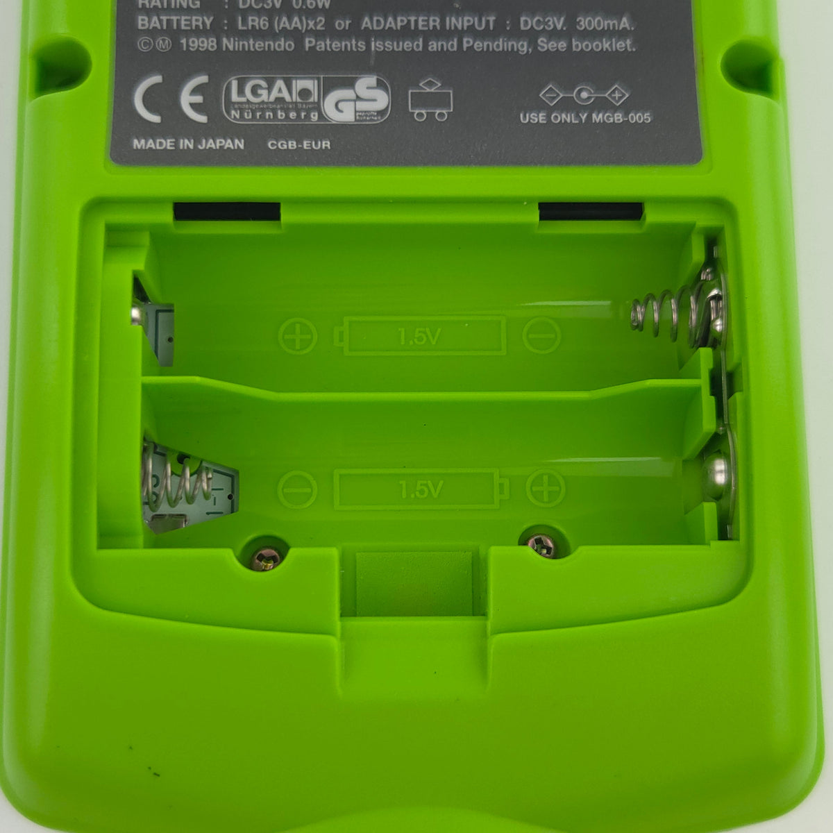 Nintendo Game Boy Color Konsole Neongrün OVP PAL