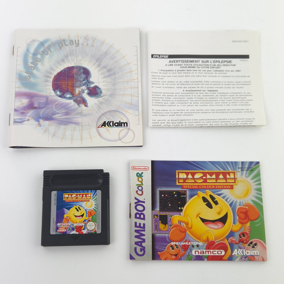 Game Boy Color Spiel Pac-Man Special Edition GBC OVP PAL