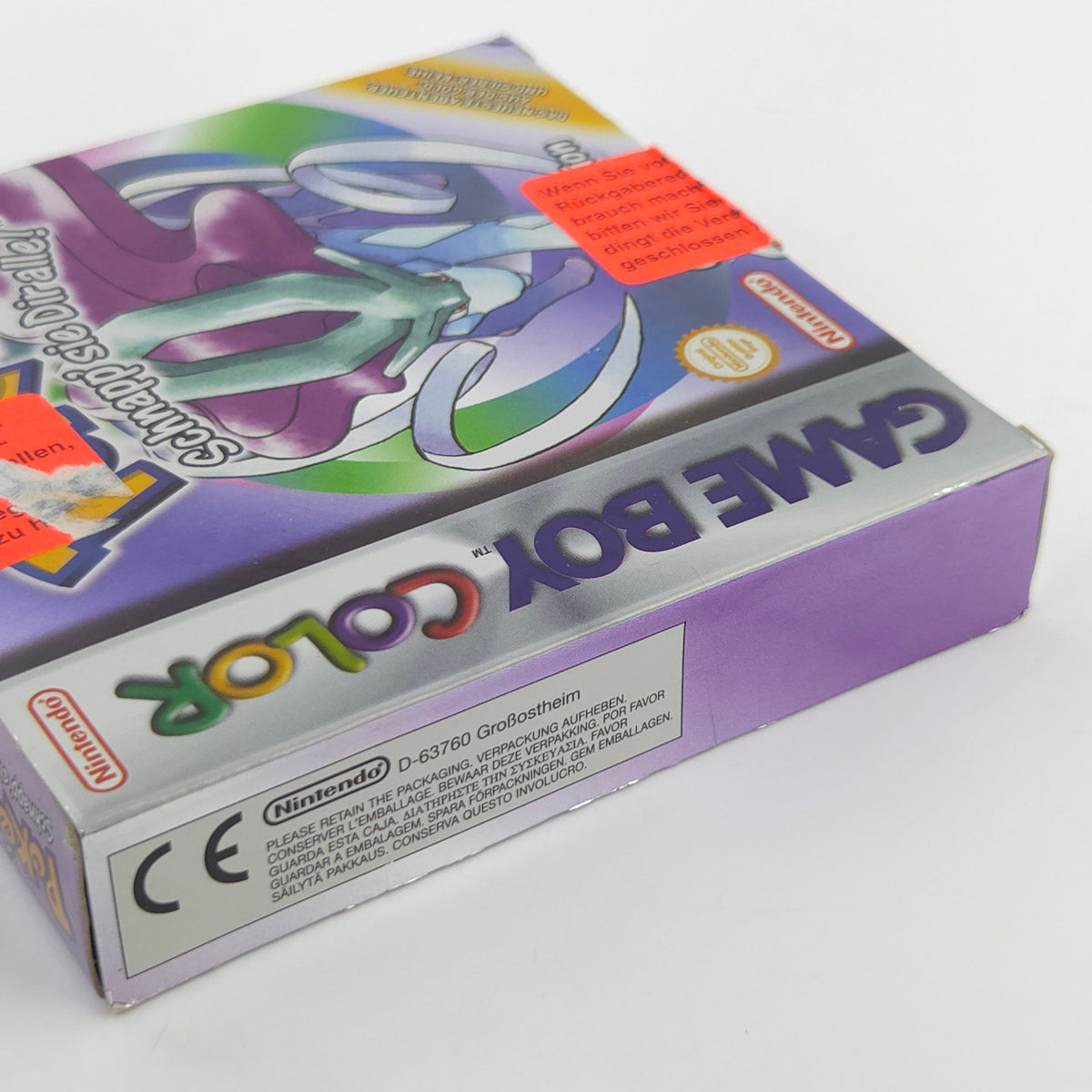 Game Boy Color Spiel Pokemon Kristall Edition Crystal OVP Neu