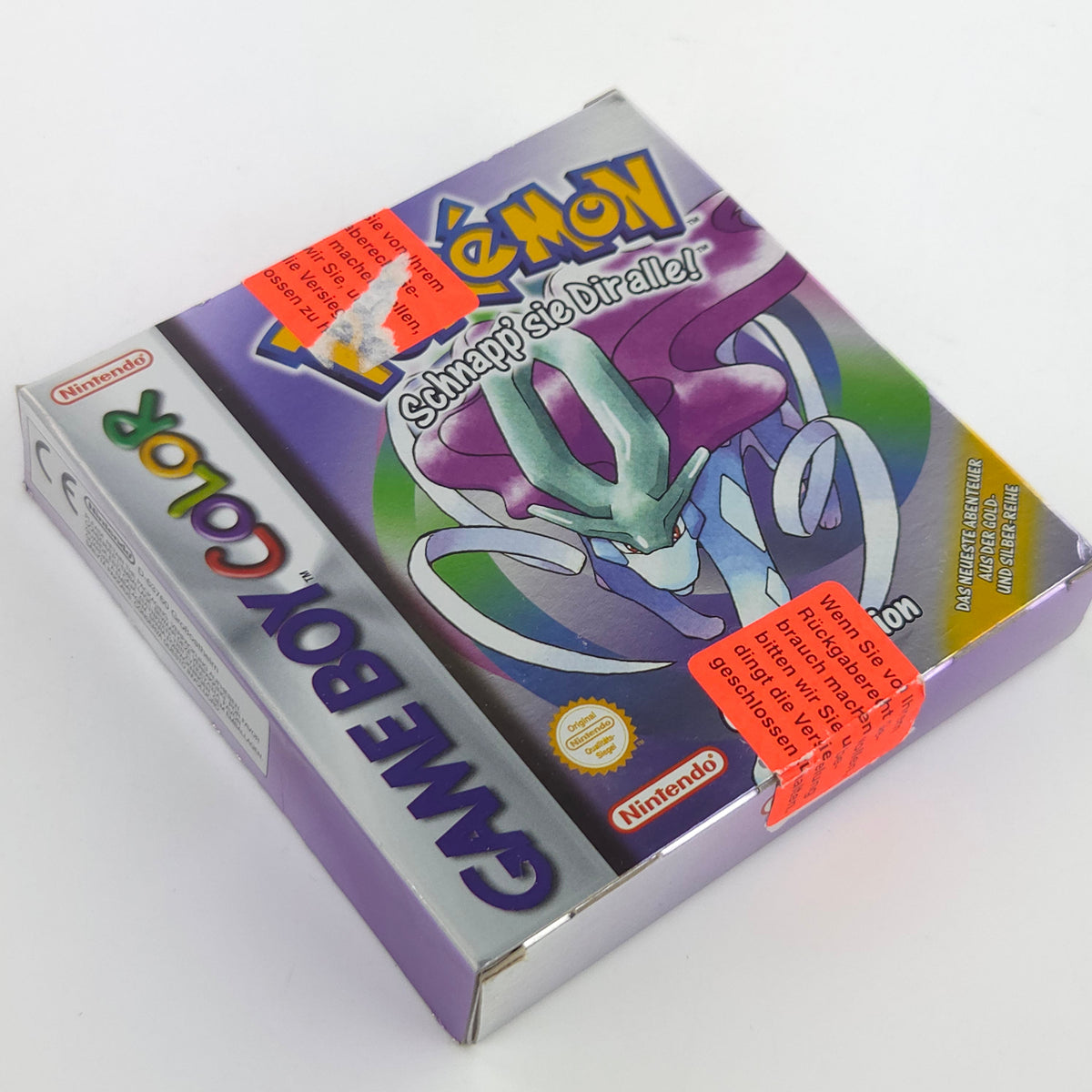 Game Boy Color Spiel Pokemon Kristall Edition Crystal OVP Neu