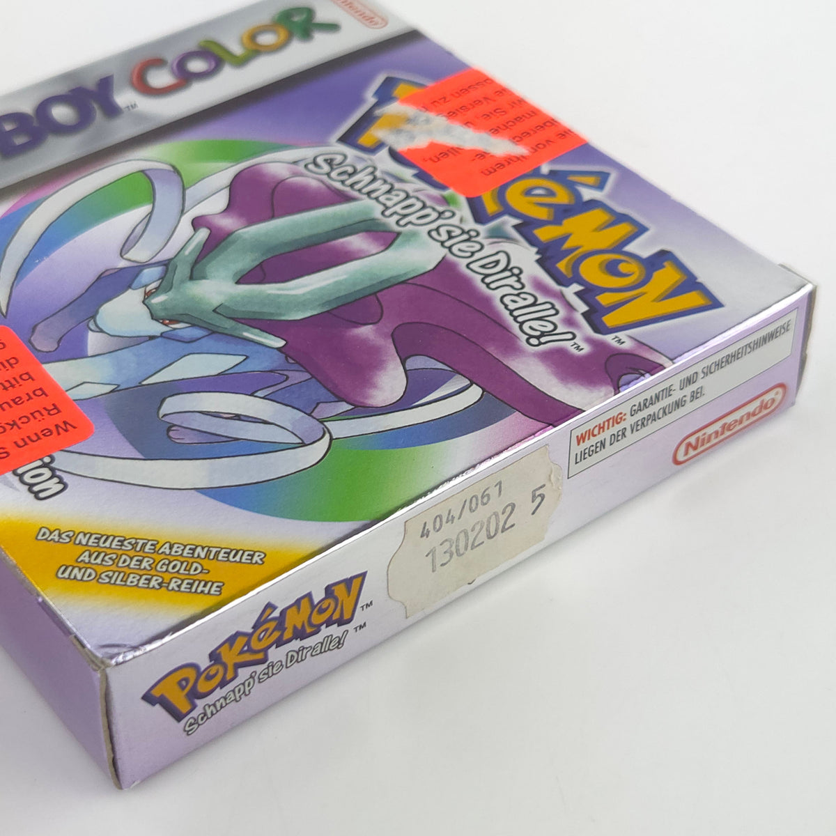 Game Boy Color Spiel Pokemon Kristall Edition Crystal OVP Neu
