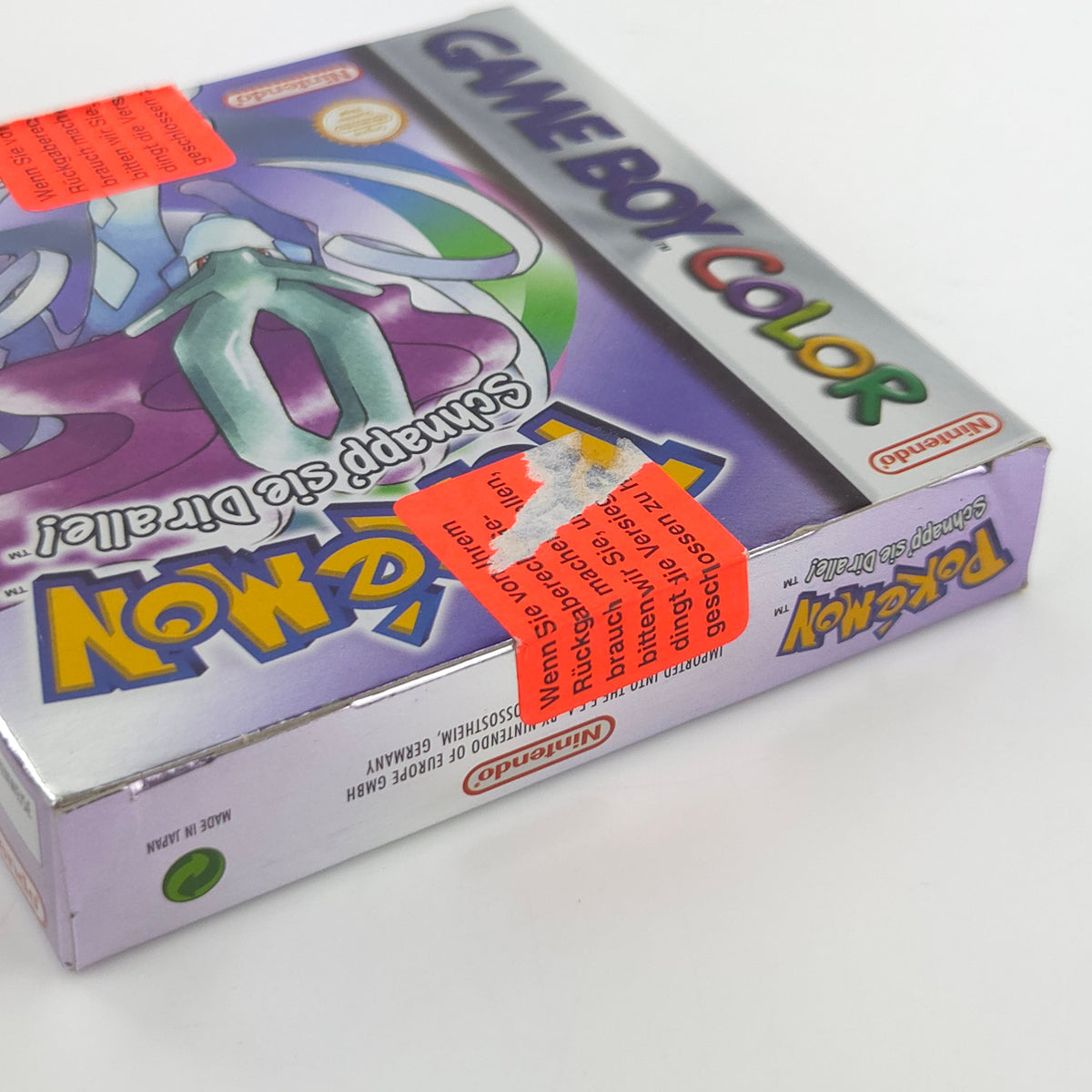 Game Boy Color Spiel Pokemon Kristall Edition Crystal OVP Neu