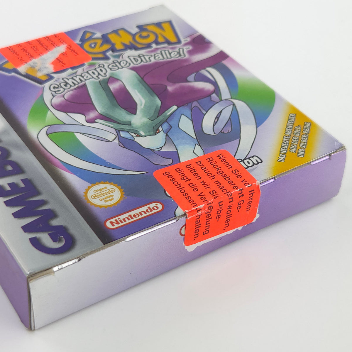 Game Boy Color Spiel Pokemon Kristall Edition Crystal OVP Neu